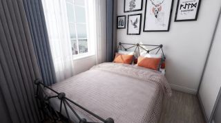 三湘小区126平米欧式卧室装修设计效果图欣赏