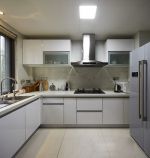 棕榈印象130平米三居现代厨房装修设计效果图
