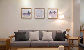 建板新苑80平米二居日式沙发装修设计效果图欣赏
