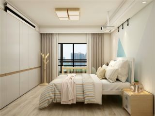 欧式风格139平三居室卧室装修效果图片