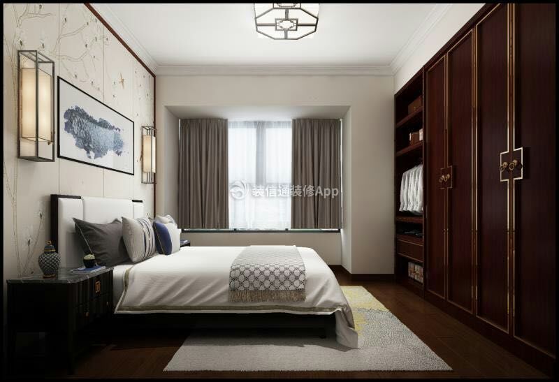 中式卧室设计 2020中式卧室装修设计 