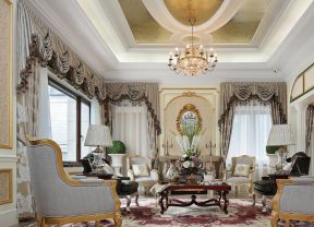  美式客厅灯具效果图 2020美式客厅设计 美式客厅风格