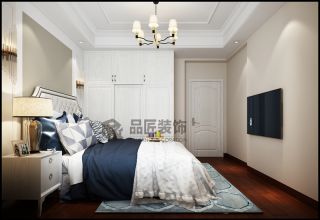 蓝城印象西海岸83平米二居现代卧室装修设计效果图
