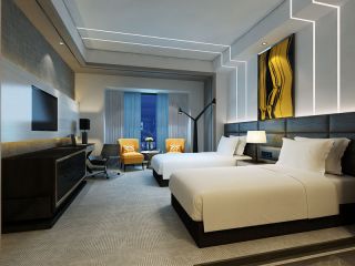 2000平米现代酒店客房装修设计效果图欣赏