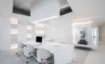 杭州极简白色办公室办公区装修效果图欣赏