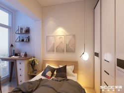 72平米两居室现代风格卧室装修效果图片