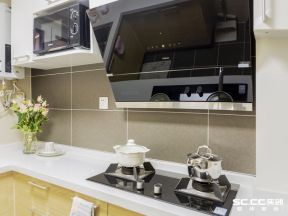 80平米二居室现代风格厨房装修效果图片