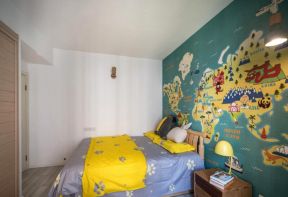 12平简约风格家庭儿童房装修布置效果图