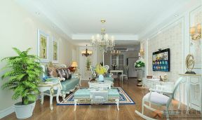 汇荣桂林平欧式风格客厅室内家具沙发设计效果图