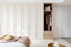 佳境珑原现代法式风格卧室整体衣柜设计装修图
