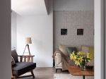 100平米三居现代沙发背景墙装修设计效果图