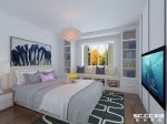 100平米三居室日式风格卧室装修效果图片