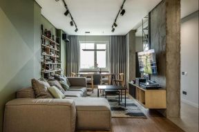  2020客厅沙发摆放效果图片 80平公寓装修效果图 80平公寓装修 