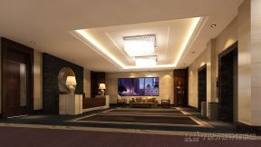 2023沈阳200平米中式餐厅走廊设计装效果图欣赏