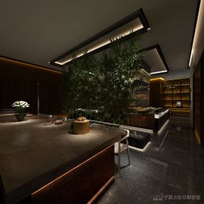 300平米沈阳现代餐厅走廊设计装修设计效果图欣赏