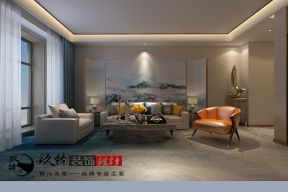 天景豪斯酒店2000平米现代风格沙发背景墙装修设计效果图