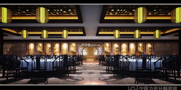 沈阳餐厅设计装修---中式餐厅