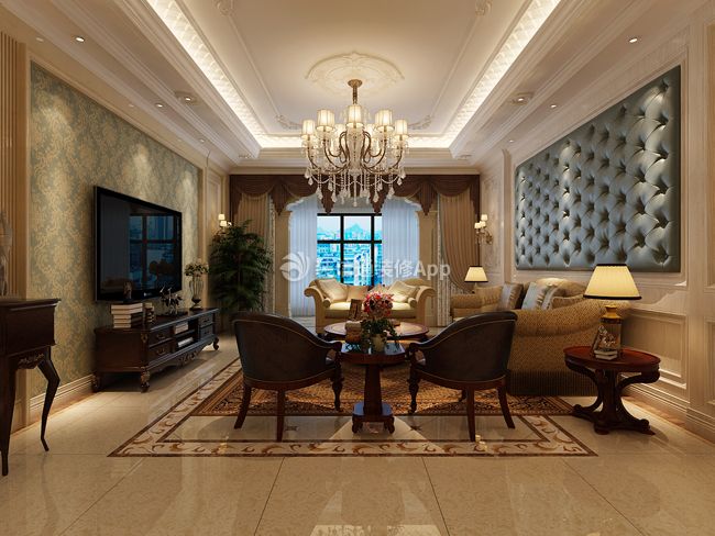 美式客厅风格 2020美式客厅设计 