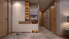 新世界102平米三居现代走廊装修设计效果图
