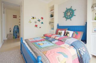 2023地中海风格儿童房背景墙设计图