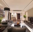 COCO香江现代简约128平三居室客厅装修案例