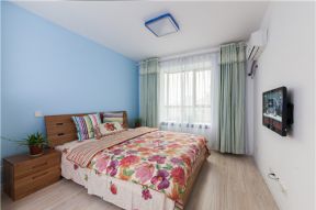 心悦国际地中海90平三居室卧室装修案例