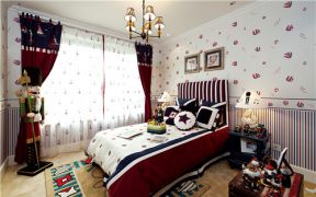 中南·世纪城地中海120平三居室卧室装修案例