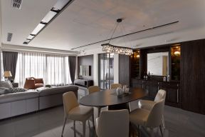 89平米两居室现代风格餐厅装修效果图片