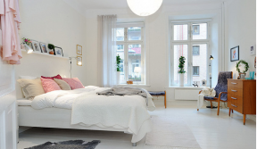 彩虹家园现代简约92平三居室卧室装修案例
