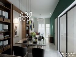 72平米两居室现代风格餐厅装修效果图片赏析
