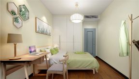 中式风格126平米三居室卧室装修效果图片