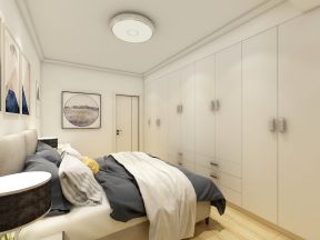 德馨园85平米现代风格卧室衣柜装修设计效果图
