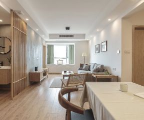 中信城三居89平米日式风格客厅装修设计效果图赏析