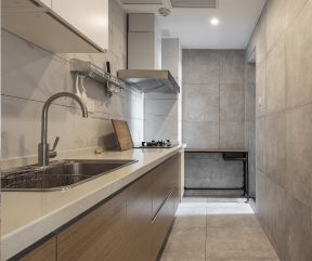 中信城三居89平米日式风格厨房装修设计效果图赏析