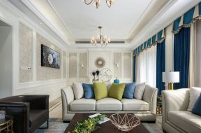 2020美式客厅设计 小美式客厅装修 美式客厅风格 