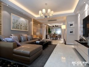 2020现代风格客厅沙发装饰 2020现代风格客厅效果图片 