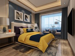 唐宁国际180平米四居港式轻奢风格卧室装修设计效果图