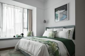港城一品95平米二居现代卧室装修设计效果图