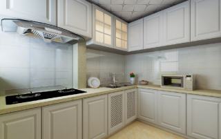 地中海风格厨房橱柜设计效果图