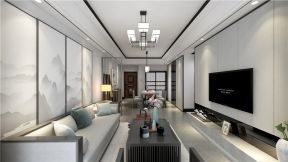 2020装修中式客厅 2020家装中式客厅效果图