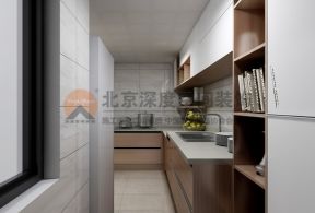 彰泰峰誉127平混搭风格小厨房设计图欣赏