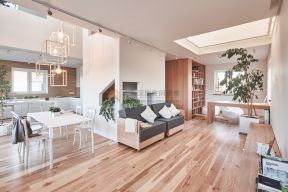 客厅木地板装修效果图 2020客厅木地板效果图欣赏