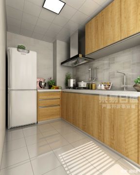 绿地GIC现代简约88平二居室厨房装修案例