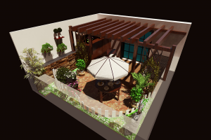 如何打造露天阳台花园设计 阳台花园装修注意事项