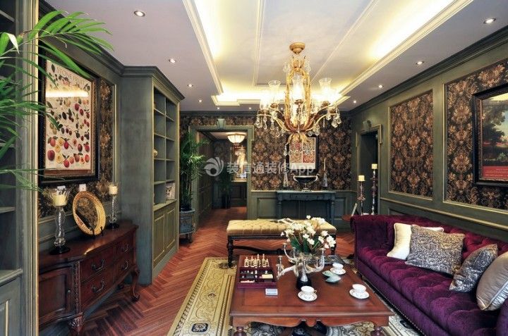 美式风格客厅装修效果图大全 美式风格客厅家具