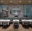 花悦庭280㎡现代风格餐厅桌椅装修效果图
