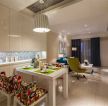 亚东国际现代简约90平二居室餐厅装修案例