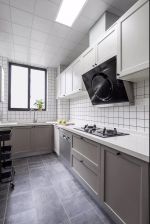 现代风格126平三居室厨房装修效果图片鉴赏