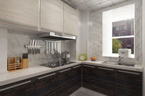 阳光100国际城现代简约68平二居室厨房装修案例