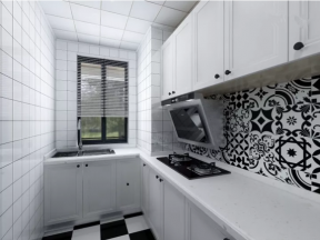 金榜逸家139平米三居室欧式厨房装修设计效果图